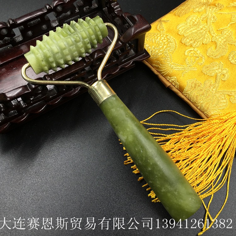 Jade Roller Massager Green Facial Nature Healthy Face Beauty Body Head Neck Foot Skin Care Face Lift Tools Face Roller - Image 9