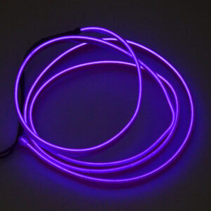 2 meters EL belt side car LED cold light 2M car interior atmosphere light strip clip type light line light with cigarette lighter 9 color