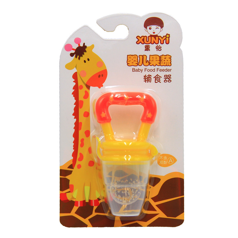 Factory wholesale baby fruit and vegetable music rubberized pacifier bite bite bite bag baby food supplement feeding device - Image 3