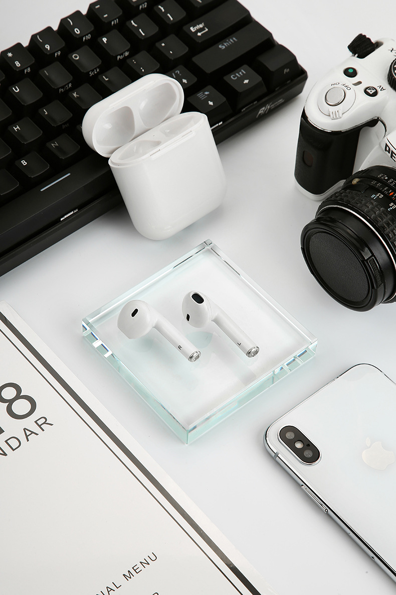 Bluetooth Headset Headphones Sports Bluetooth Headset In-Ear Headphones 4.2 Two-ear I7S Bluetooth Headset - Image 6