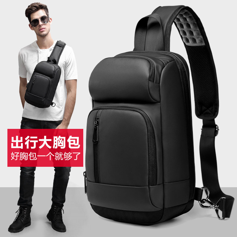2019 trend models outdoor leisure shoulder bag travel Messenger bag custom boutique fashion men's chest bag - Image 4