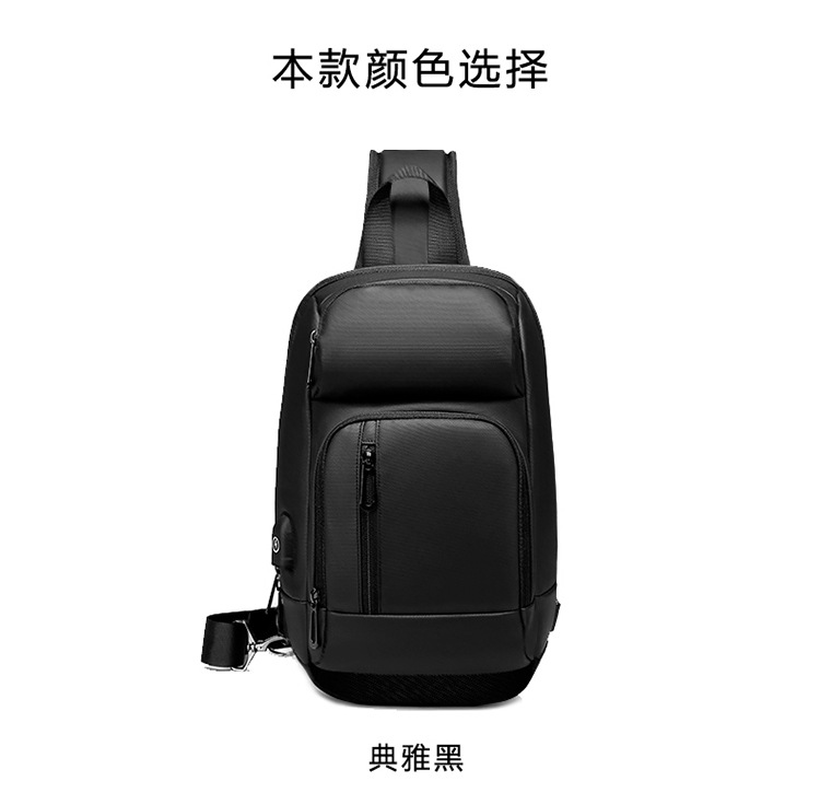 2019 trend models outdoor leisure shoulder bag travel Messenger bag custom boutique fashion men's chest bag - Image 9
