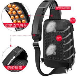 2019 trend models outdoor leisure shoulder bag travel Messenger bag custom boutique fashion men's chest bag