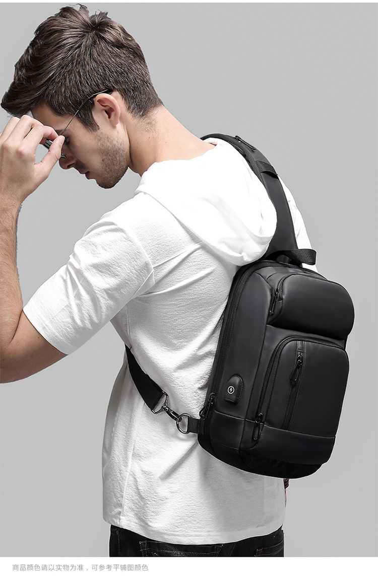 2019 trend models outdoor leisure shoulder bag travel Messenger bag custom boutique fashion men's chest bag - Image 11