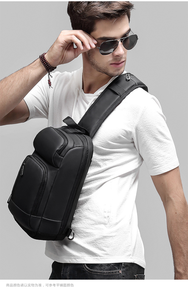 2019 trend models outdoor leisure shoulder bag travel Messenger bag custom boutique fashion men's chest bag - Image 12