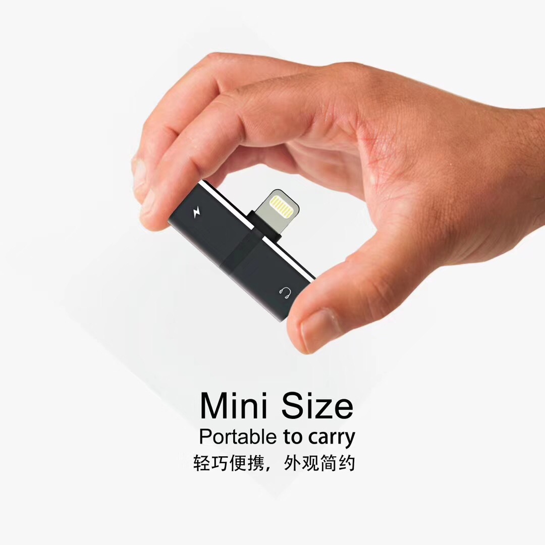 2 In 1 Dual Ports Headphone Adapter Phone Case Charger Audio Splitter 8Pin 1 To 2 Audio/Charging for Iphone X XR XS Max 7 8 Plus - Image 8