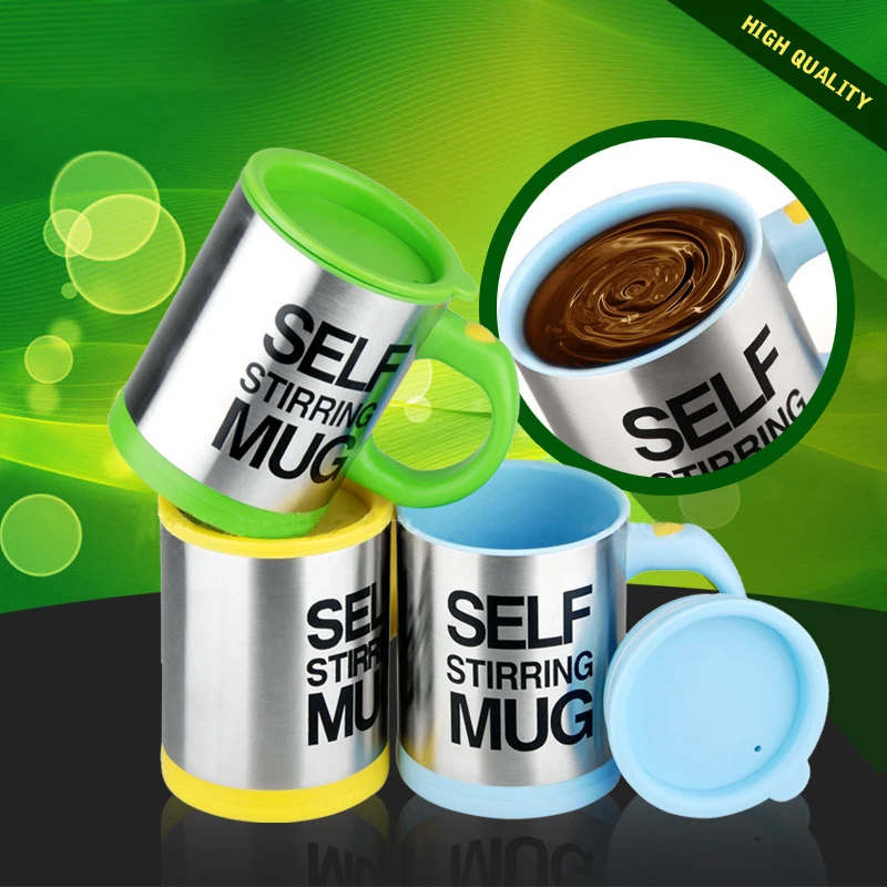 400ml Automatic Self Stirring Mug Coffee Milk Mixing Mug Stainless Steel Thermal Cup Electric Lazy Double Insulated Smart Cup - Image 4