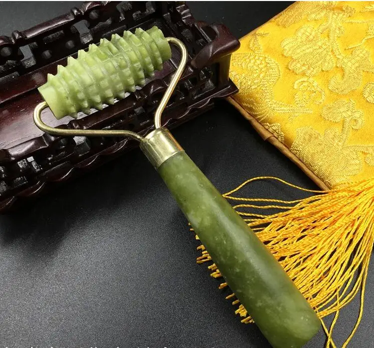 Jade Roller Massager Green Facial Nature Healthy Face Beauty Body Head Neck Foot Skin Care Face Lift Tools Face Roller - Image 7
