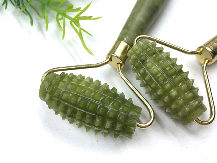 Jade Roller Massager Green Facial Nature Healthy Face Beauty Body Head Neck Foot Skin Care Face Lift Tools Face Roller - Image 5