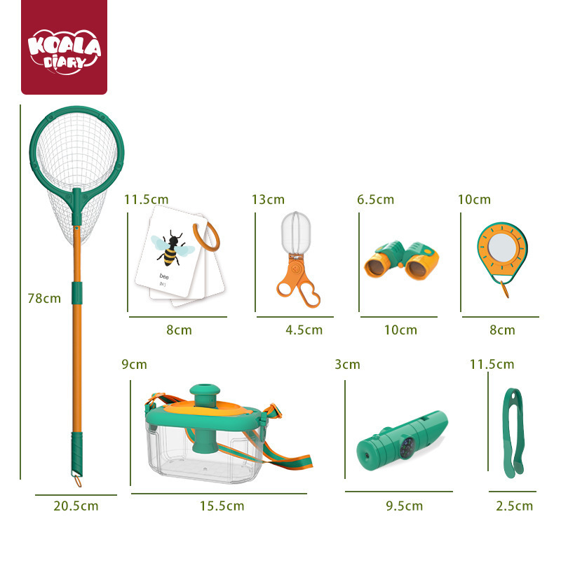 Children's outdoor adventure insect observation box parent-child interactive camping set play house toys holiday gifts wholesale - Image 5