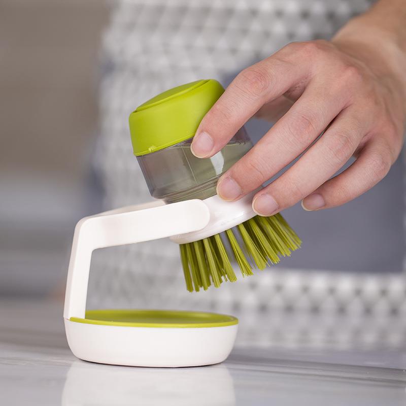 Pot brush artifact kitchen pot cleaning brush collection lazy household decontamination and descaling dishwashing non-stick oil pot brush - Image 2