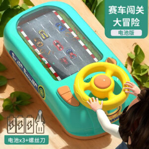 Cross-border racing game machine car simulation driving steering wheel 3-6 years old children's educational toys