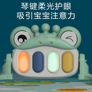 Cross-border baby fitness rack music pedal piano toy 0-36 months newborn baby music piano game mat