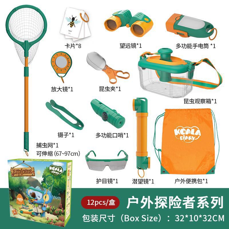 Children's outdoor adventure insect observation box parent-child interactive camping set play house toys holiday gifts wholesale - Image 8